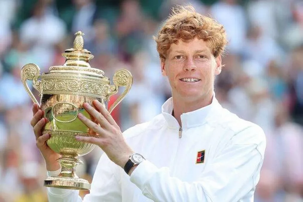 Jannik Sinner's pointed message for Carlos Alcaraz as he explains Wimbledon win 3 0 Jannik Sinner holds his Wimbledon trophy 2025